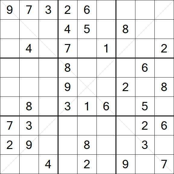 Sudoku X - Médio