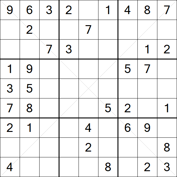 Sudoku X - Medio