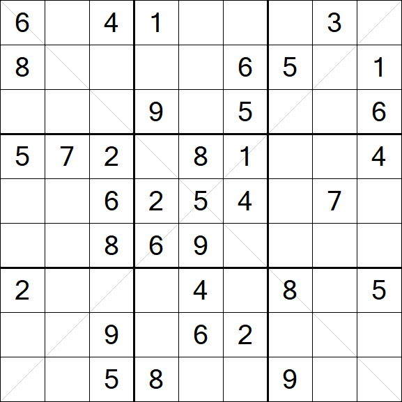Sudoku X - Medio