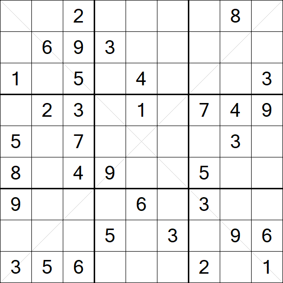 Sudoku X - Mittel