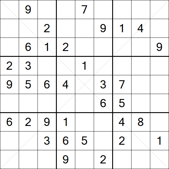 Sudoku X - Mittel