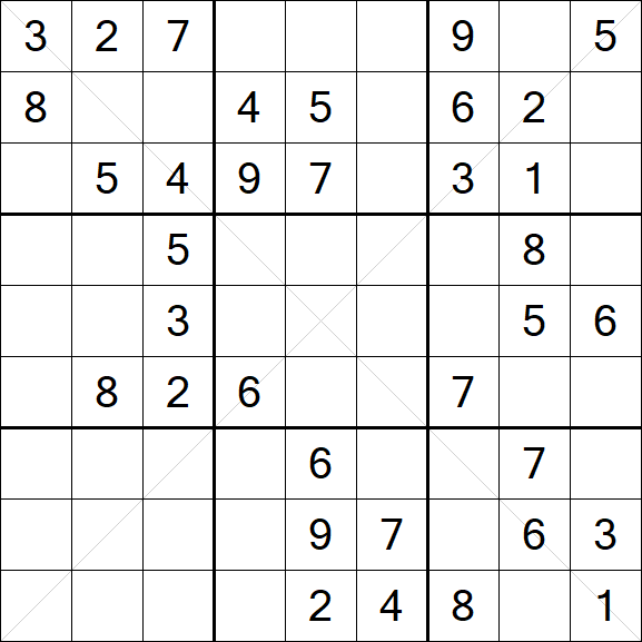 Sudoku X - Mittel