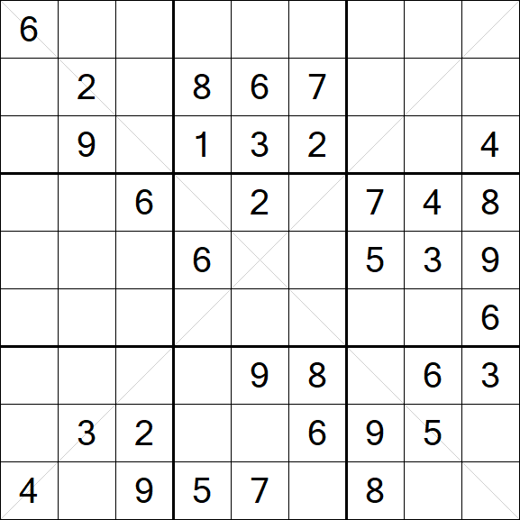 Sudoku X - Mittel