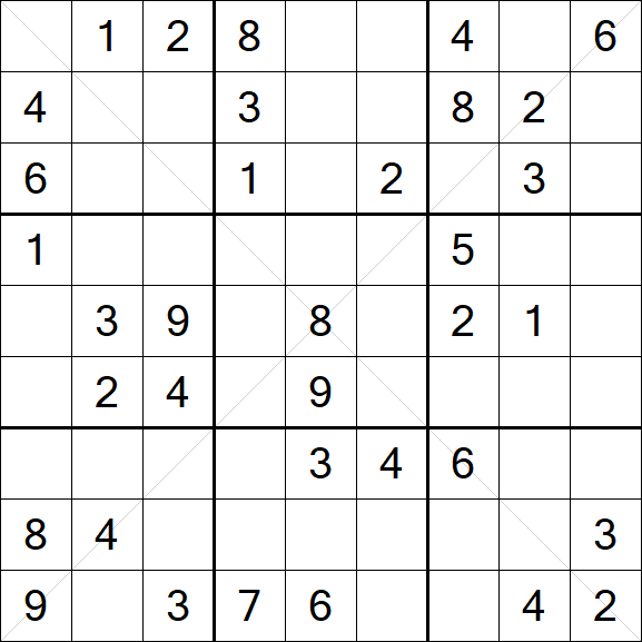 Sudoku X - Mittel