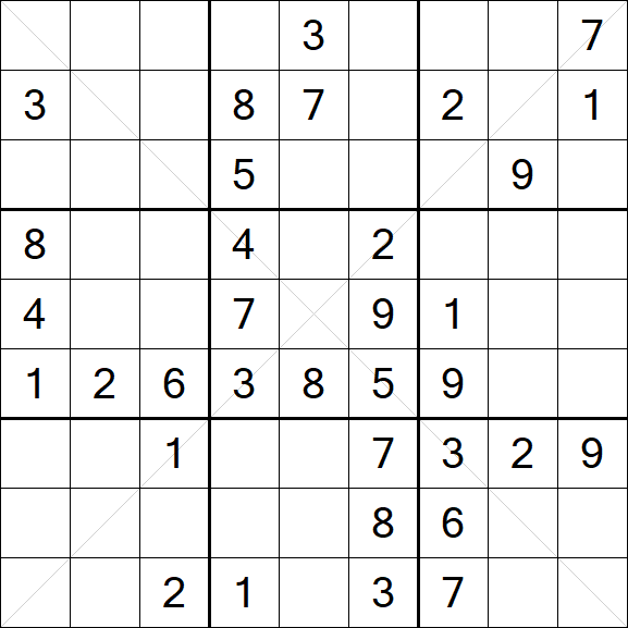 Sudoku X - Medium