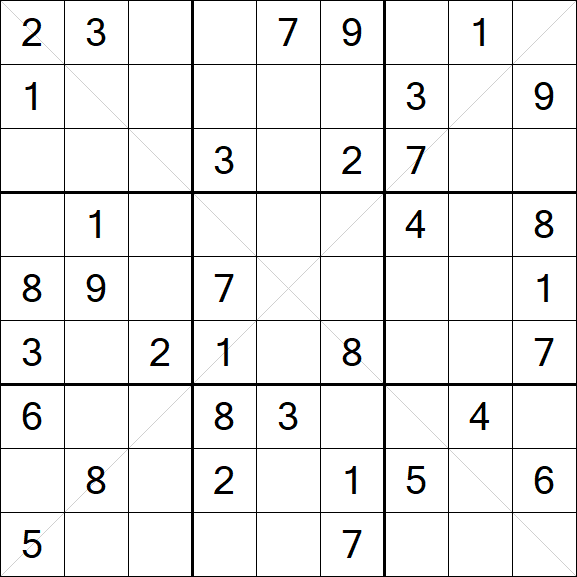 Sudoku X - Mittel