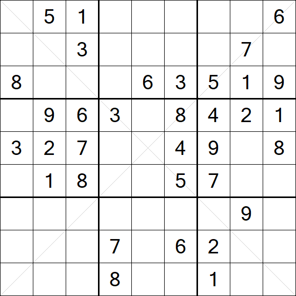 Sudoku X - Medium