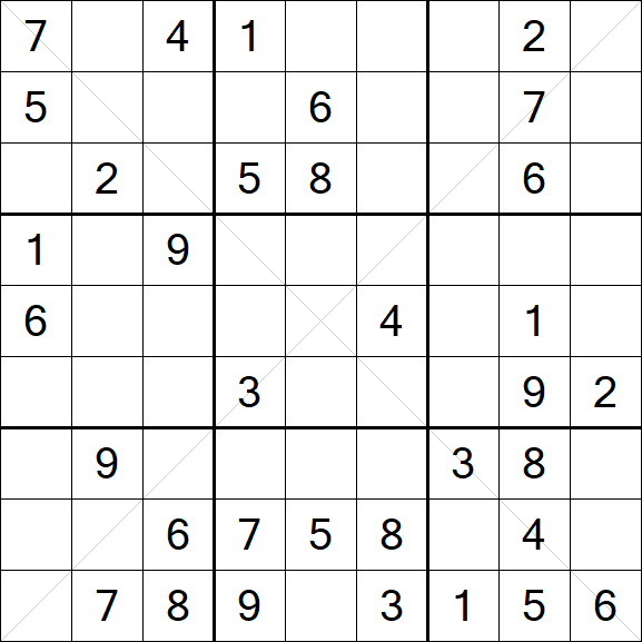 Sudoku X - Medium
