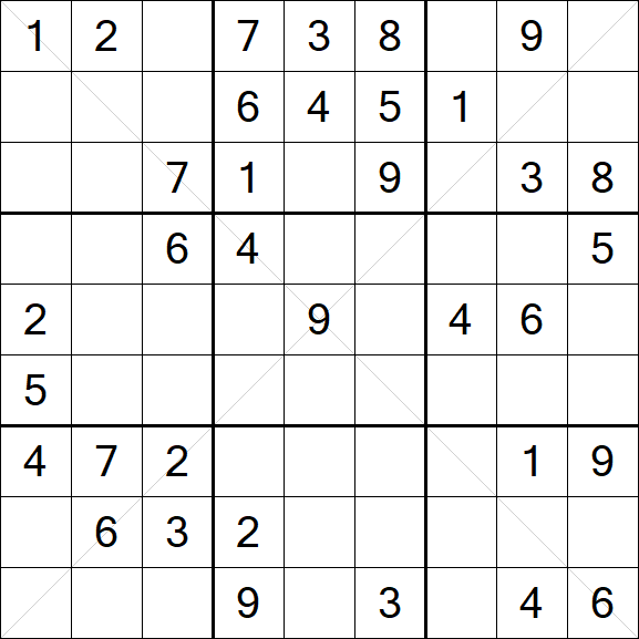 Sudoku X - Medium