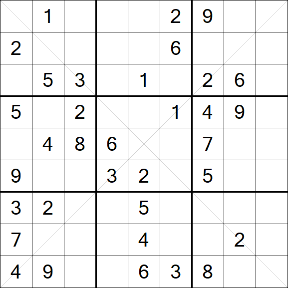 Sudoku X - Medium
