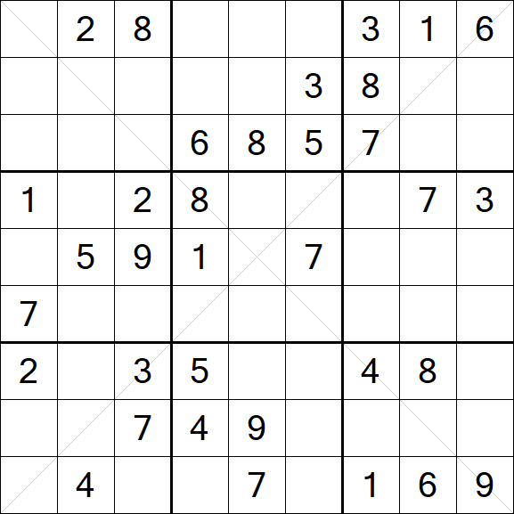 Sudoku X - Medium