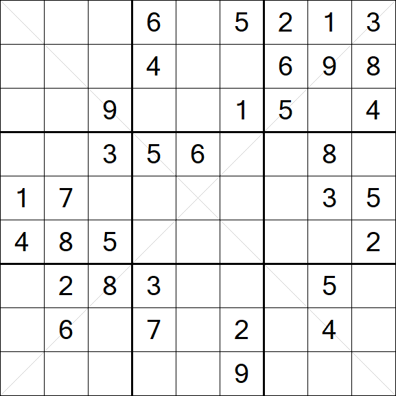 Sudoku X - Medium