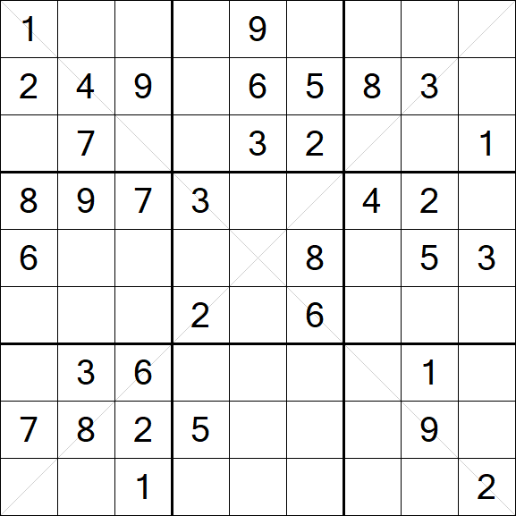 Sudoku X - Medium