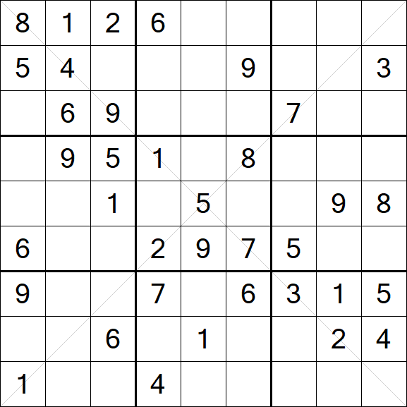 Sudoku X - Medium