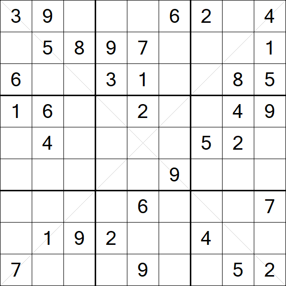 Sudoku X - Medium