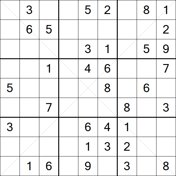 Sudoku X - Medium