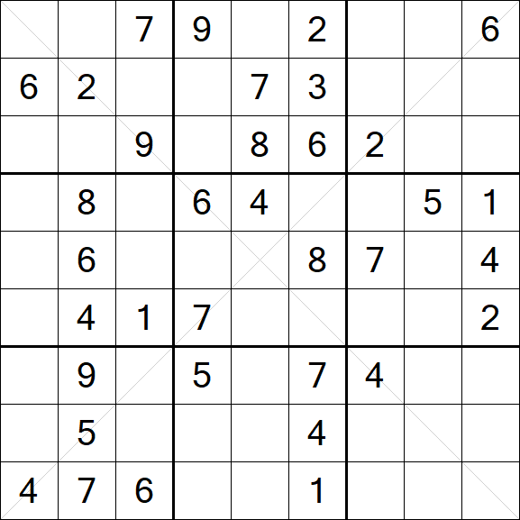 Sudoku X - Medium