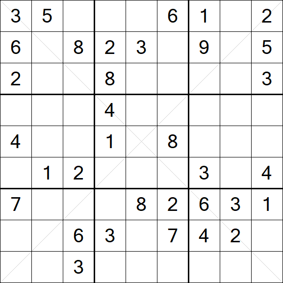 Sudoku X - Medium