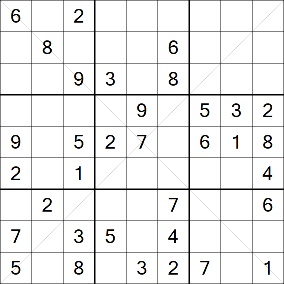 Sudoku X - Medio