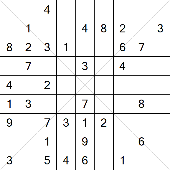 Sudoku X - Medium