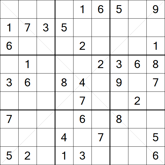 Sudoku X - Medio