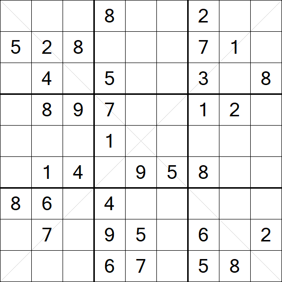Sudoku X - Medio