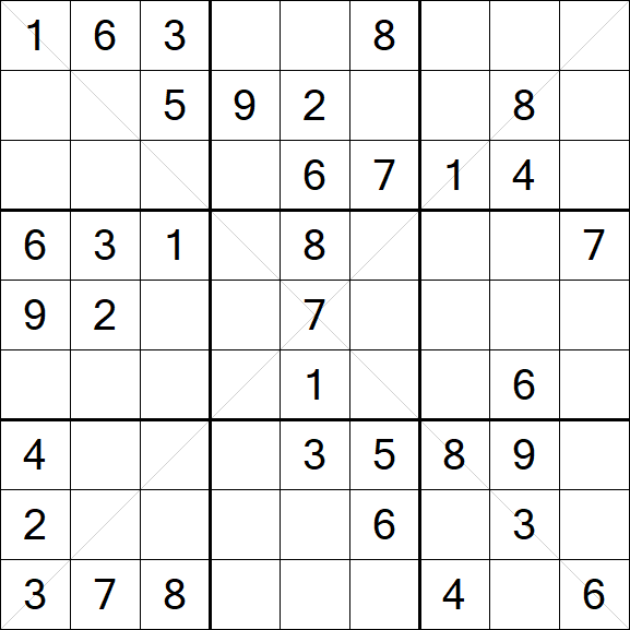 Sudoku X - Medium