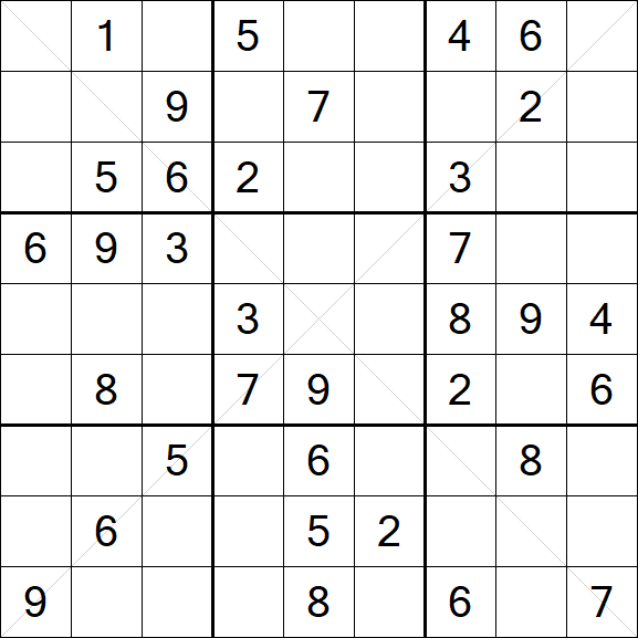 Sudoku X - Medium
