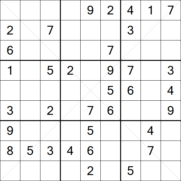 Sudoku X - Medium