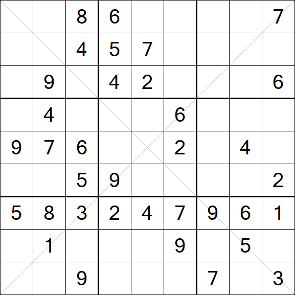 Sudoku X - Medium
