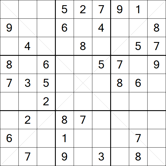 Sudoku X - Medium