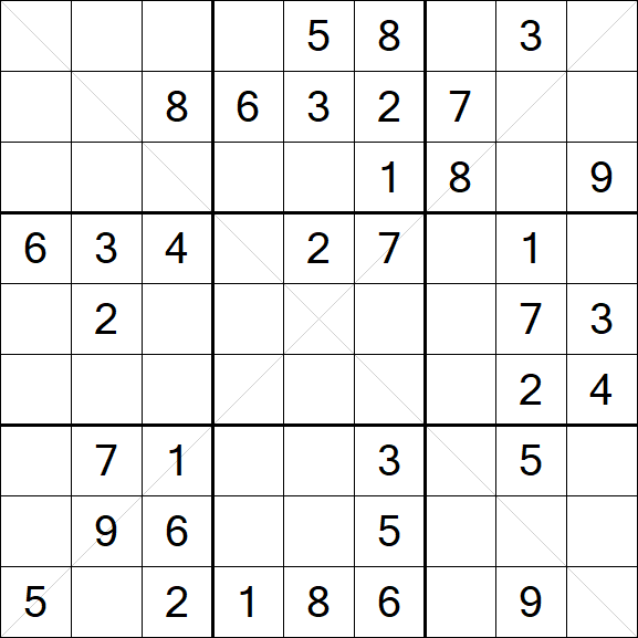 Sudoku X - Medium