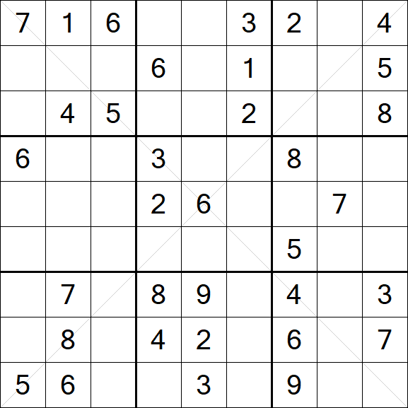 Sudoku X - Mittel