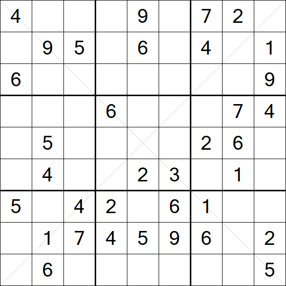 Sudoku X - Medium