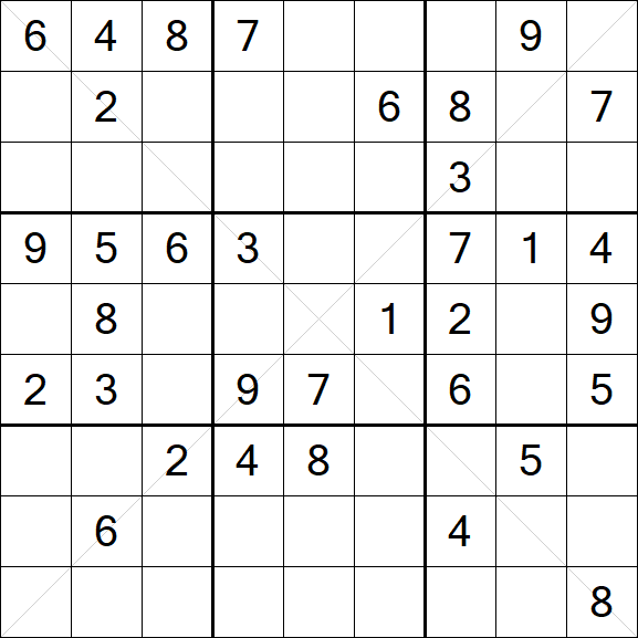 Sudoku X - Medium