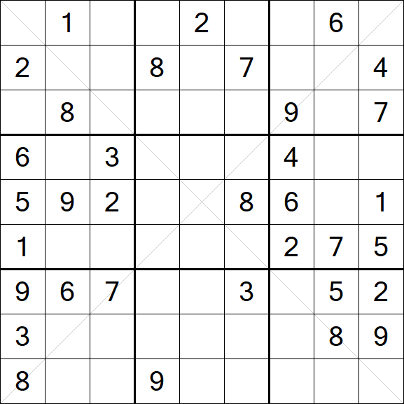 Sudoku X - Medium