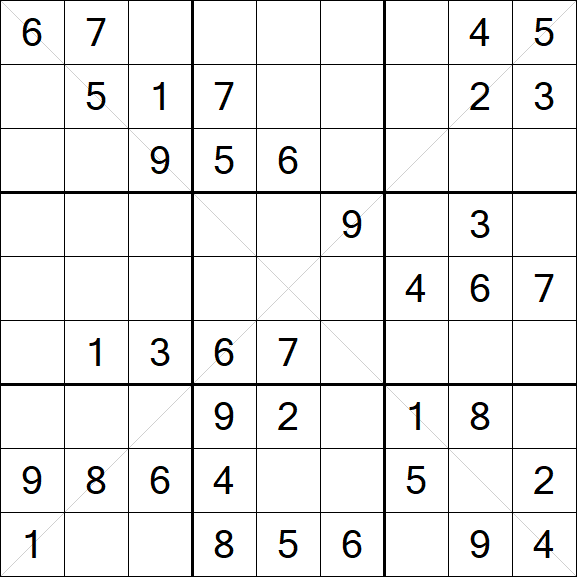Sudoku X - Medium