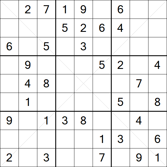 Sudoku X - Medium