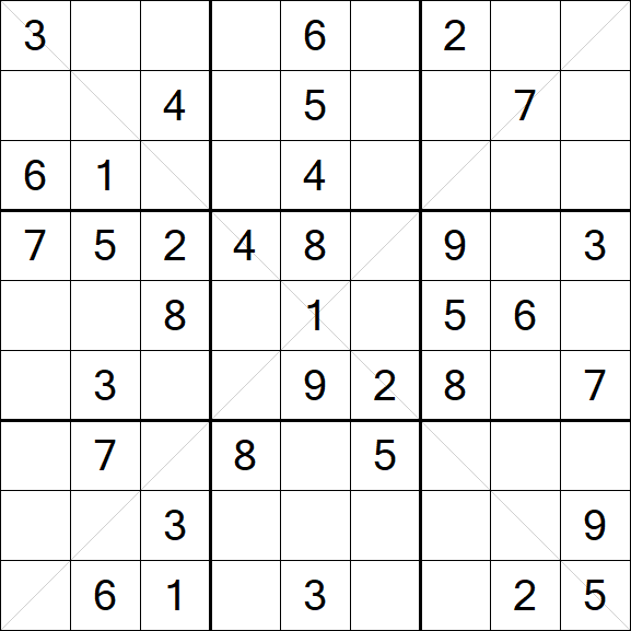 Sudoku X - Medium