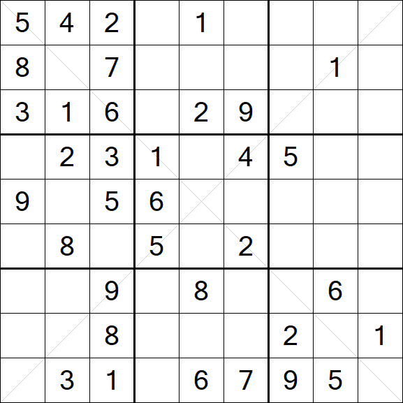 Sudoku X - Medium