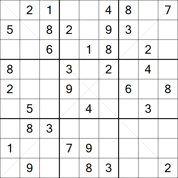 Sudoku X - Medium