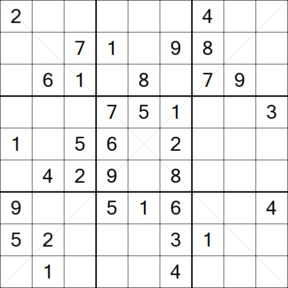 Sudoku X - Medium