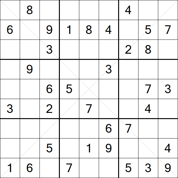 Sudoku X - Medium