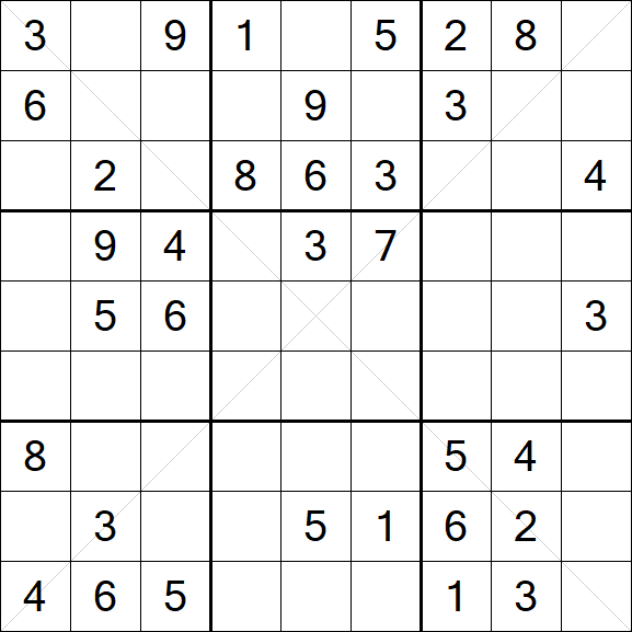 Sudoku X - Medium