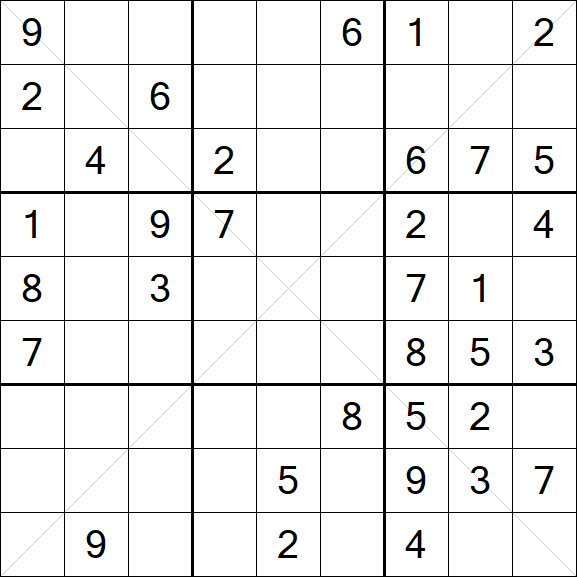Sudoku X - Medium