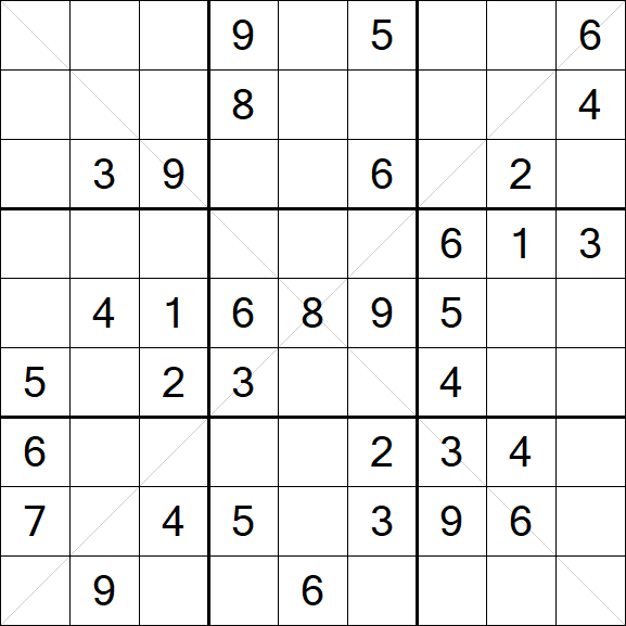 Sudoku X - Medium