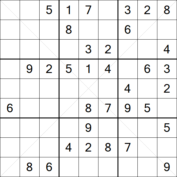 Sudoku X - Medium