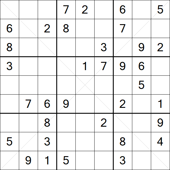 Sudoku X - Medium