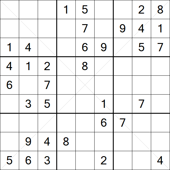 Sudoku X - Medium