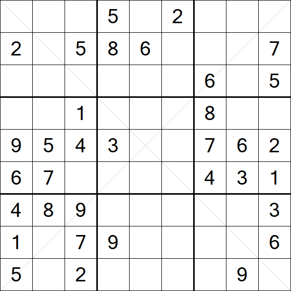 Sudoku X - Medium
